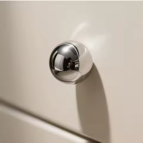 Zinc Alloy French Cabinet Door Handle Comfortable Grip Light Luxury Wardrobe Dresser Handles French 