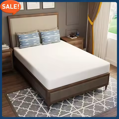 8 inch Memory Foam Mattress Cooling Gel Green Tea Infused Mattress,Fiberglass Free,Cooler Sleep Supp