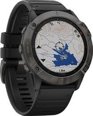 【GARMIN】fenix 6X 藍寶石 頂級複合式運動GPS腕錶