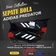 Sepatu Bola Olahraga Adidas Pria Original Adidas Predator Hitam Merah