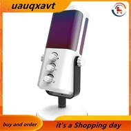 RGB Gaming Microphone USB-C with Noise Cancellation Monitoring for Streaming/Recording/ASMR/Video B