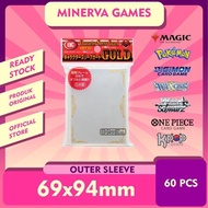 Novice KMC Character Outer Double Sleeve Guard Hard GOLD 69x94mm Pokemon