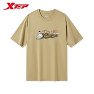 Xtep Men's T-shirt Breathable Cotton Comfortable T-shirt 876229010025