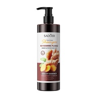 SADOER  แชมพู แชมพูขิงเพียว แชมพูขิง แชมพูครีมนวดผมมาส์กผม Ginger Shampoo 500ml Hair Care Set ใช้งานได้ดีกับการเจริญเติบโตผม/ผมนุ่มฯ ลฯ