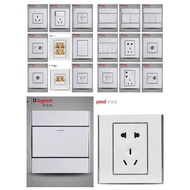 TCL Roglan A8 Switch Socket Type 86 One Open Two Open Three Open Four Open Single Control Dual Contr