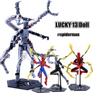 Spiderman Lucky 13 Dummy Robot Action Figure Dummy Titans 13 3D Printed Doll Assembly Model
