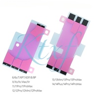 For Phone 11 12 13 14  Pro Max X XR Xs Max 7 6 6s 8 Plus Battery Tape Adhesive Replacement Parts