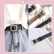 Belt Woman Fashion Accessories Waistband Square Round Simple Design Artificial leather Material