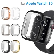 Full Coverage Bumper Soft TPU Protective Cover  Case for Apple Watch 10 42mm 46mm For iWatch series 