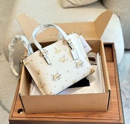 全新🌸 COACH Outlet Mollie 25小托特菊花 手提包 單肩包