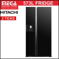 HITACHI R-SX700PMS0 573L SIDE-BY-SIDE FRIDGE (2 TICKS) (NO FREE GIFT)