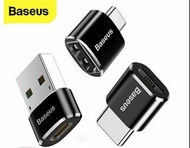 BASEUS USB Type C Female to USB Type-A Male OTG (On The Go) plug adapter.