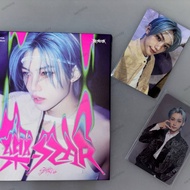 [READ DESCRIPTION] Stray Kids Felix ROCK-STAR Unsealed Postcard Ver. & Official Album Photocards Set