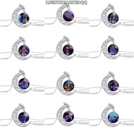 LIGHTHEARTEDQQ Constellation Necklace Double Face Friendship Gift Fashion Horoscope Astrology