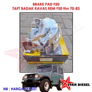 F50 TAFT BRAKE CANVAS F50 BRAKE CLOTH F50 RHINO TAFT BRAKE CANVAS