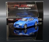 【MASH】現貨特價 Tarmac 1/64 Nissan GT-R R34 Z-tune Fuelfast 2023