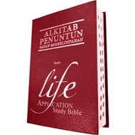 MERAH Red Abundant Life Guide Bible (Life Application Study Bible) Wheat Mas