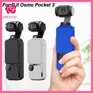 UMJVOV SHOP ซิลิโคนทำจากซิลิโคน ฝาครอบกล้อง ป้องกันรอยขีดข่วน ล้างทำความสะอาดได้ เคสป้องกันรอย ที่มีคุณภาพสูง ทนทานต่อการใช้งาน อุปกรณ์เสริมกล้อง สำหรับ DJI OSMO Pocket 3