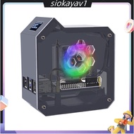 For  5 Mini Tower Fan Kit JST 4 Pin Port Fan Kit with 0.96 Inch OLED Display Active Cooler Kit US Pl