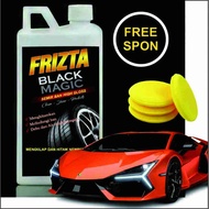 Wetlook Tire Polish KIT Old Shine FRIZTA Black Magic Tire Polish