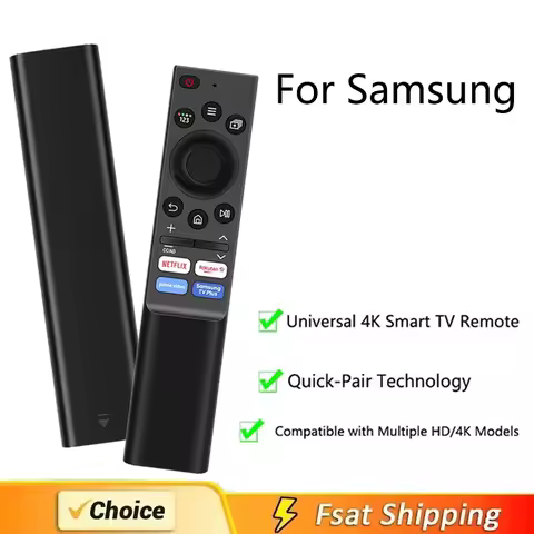 Remote Control for Samsung TV Replacement Universal Remote Compatible Frame Serif Crystal UHD Neo QL