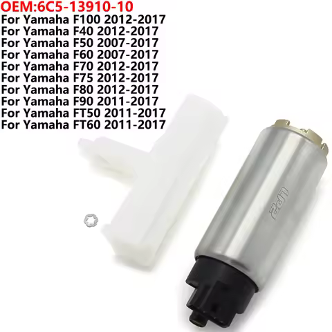 Electric Outboard Fuel Pump For Yamaha F100 F40 F50 F60 F70 F75 F80 F90 FT50 FT60 6C5-13910-10