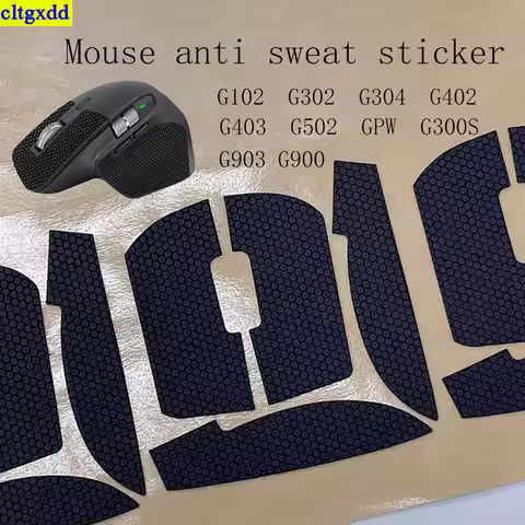 cltgxdd 1 set anti slip mouse sticker pad Logitech G102 G302 G304 G402 G403 G502 G903 G900 G300S GPW