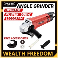 【REAIM】Angle Grinder Tool barina and grinder and drill set 600W power tool ▥ ❧
