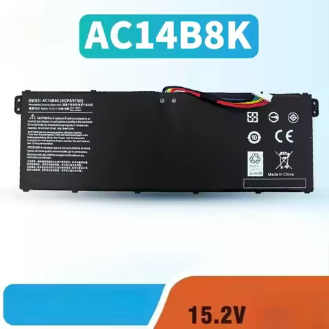 For AC14B8K Battery For Acer Aspire 5 A515-51 V3-372T R5-571T R7-371 ES1-511 Nitro 5 AN515-51 Spin S