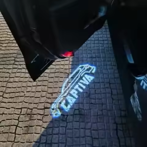 2pcs Auto Accessory For Chevrolet Captiva 2007-2018 LED Car Door Light Ghost Shadow Warning Logo Pro