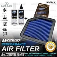 Works Engineering Air Filter Lexus IS220 IS250 IS350 GS350 GS430 2009-2020 Toyota Mark X 2.5 3.5 V6 