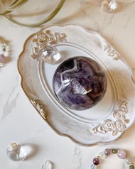【AM47 夢幻紫水晶球】 Chevron Amethyst 5.7cm Sphere