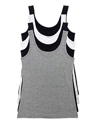 Felina Reversible Cotton Women’s Tank Top | 4-Pack