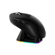 SOLAKAKA SM820 Wireless Mouse Bluetooth/2.4G/USB-C 24000 DPI 600mAh Fast Charge RGB Dock 62g Lightwe