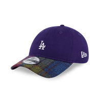 New Era หมวกรุ่น Los Angeles Dodgers Harris Tweed Purple 9FORTY Unstructured Cap