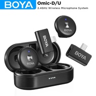 BOYA Omic Wireless Microphone for Smartphones Recordings Video Sound