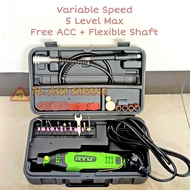 Mesin Mini Die Grinder Tuner Set RYU RDG 3.2 / Gerinda Botol Bor Mini