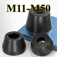 Environmentally friendly rubber foot mats Round thickened wear-resistant floor protective foot mats 