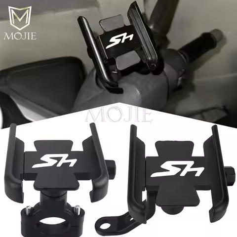 Universal Rearview Mirror Handlebar Phone Holder Cellphone Stand For HONDA SH125 SH125i SH150 SH150i