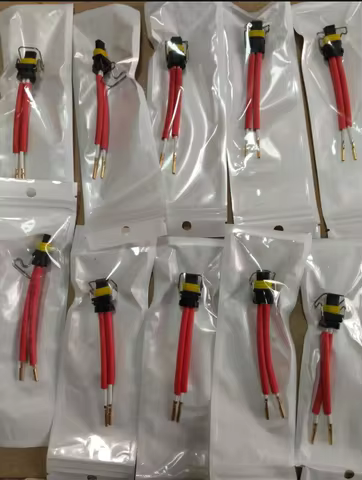 10PCS 366-9748 3669748 Engine C7 C9 2-pin Fuel injector Wiring Harness Connector Plug fits For Cater