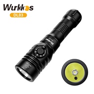 Wurkkos DL03 2800 lumen  SFT70 white+Green Light 21700 battery LED Powerful diving flashlight
