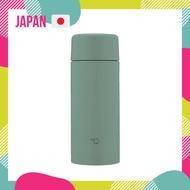【Direct from Japan】Zojirushi Mahobin Water Bottle Seamless Stainless Steel 360ml Screw Stainless Steel Mug Matte Green Stainless Steel and Gasket Integrated Easy to Clean