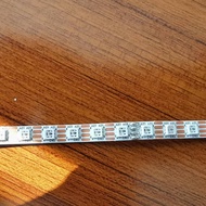 เทียน LED WS2815 7mm กว้าง 144 ดวง 3535 RGB สีสันสดใส แถบไฟ LED ไหล่ร่อง 12V ต่อได้จากจุดขัดข้อง ควบ