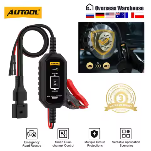AUTOOL Car EPB Release Tool BT10 AUTO Electronic Parking Brake Tool l Braking & Release Mode