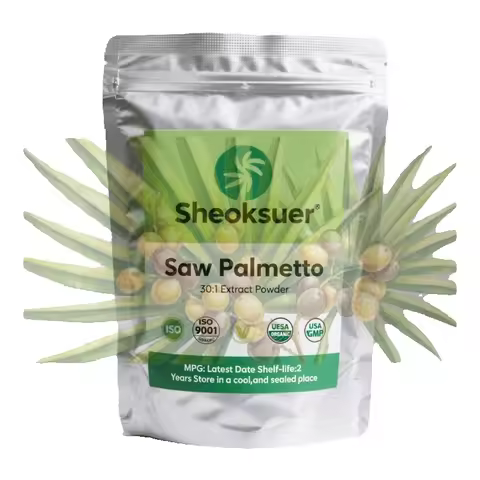 Factory professional packaging and sealing 50-1000g Saw palmetto EXTRACT Supplemant Care Facial care