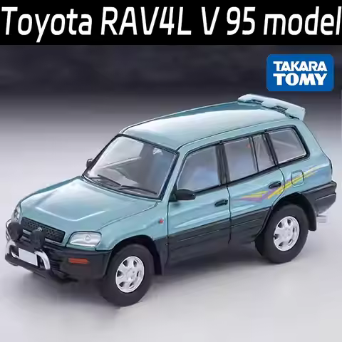TAKARA TOMY TOMYTEC TLV 1/64 LV-N354b Toyota RAV4L V 95 Model Alloy Motor Vehicle Diecast Models Car