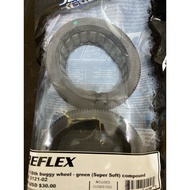JConcepts Reflex 1/8 Buggy Tires (2) (Green) Jco312102