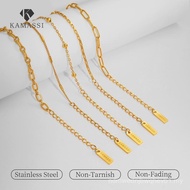 KAMASSI Buy 1 Get 4 Free Stainless Steel Fashion Design for Women Five Pieces Hypoallergenic Non-Tar