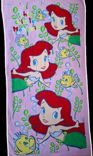 (現貨) Disney Little Mermaid 小魚仙毛巾浴巾