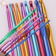 1pc crochet, 8pcs/set Crochet Set colorful knitting and knitting crochet aluminum crochet set tool